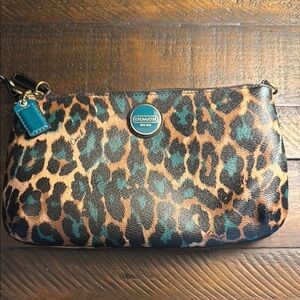 Coach Aninal Print Wristlet